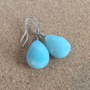 Amazonite Teardrop Shape Earrings